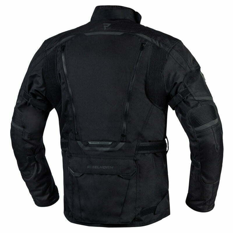 Rebelhorn Textile MC Jacke Cubby IV Schwarz