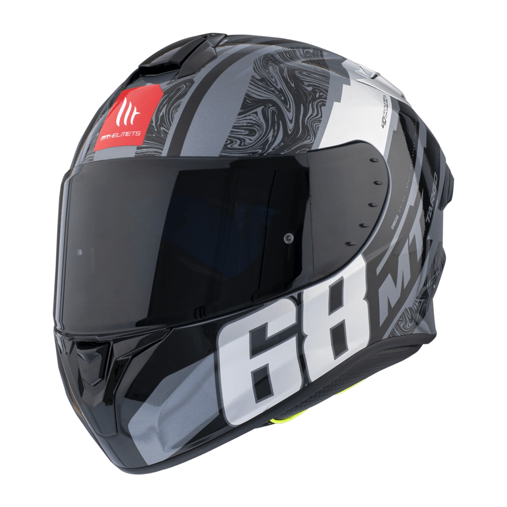 MT Helmets Integral Mc-Hjälm Targo Pro Welcome Grå