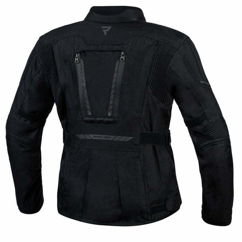 Rebelhorn Dam Textile MC Jacke Hiker III Schwarz