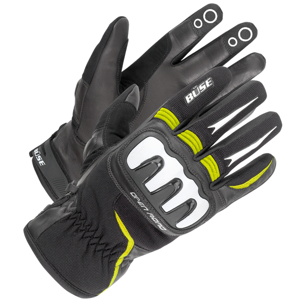 BÜSE Mc-Gloves Open Road Sport Black / Flu 