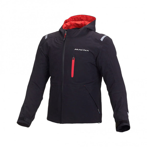 Macna Rain Jacket Refuge noir / rouge