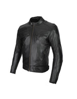 Saca Mc-Skin-Jacke Bonneville perforiert schwarz