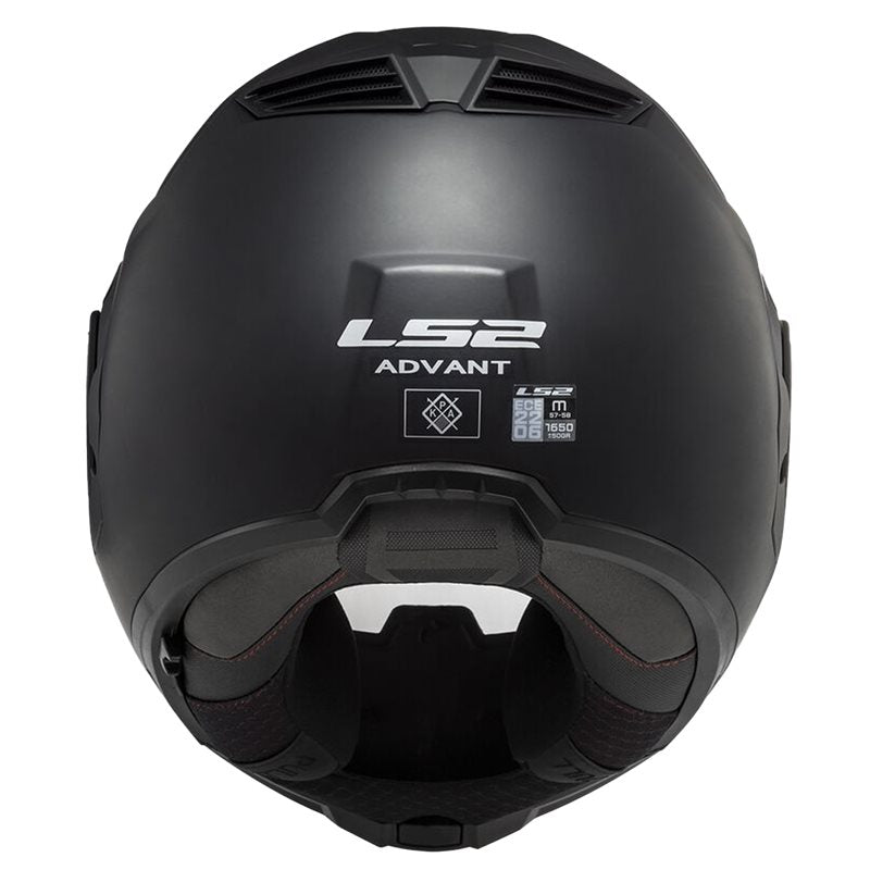 LS2 Openable MC helmet Advant Matt Black