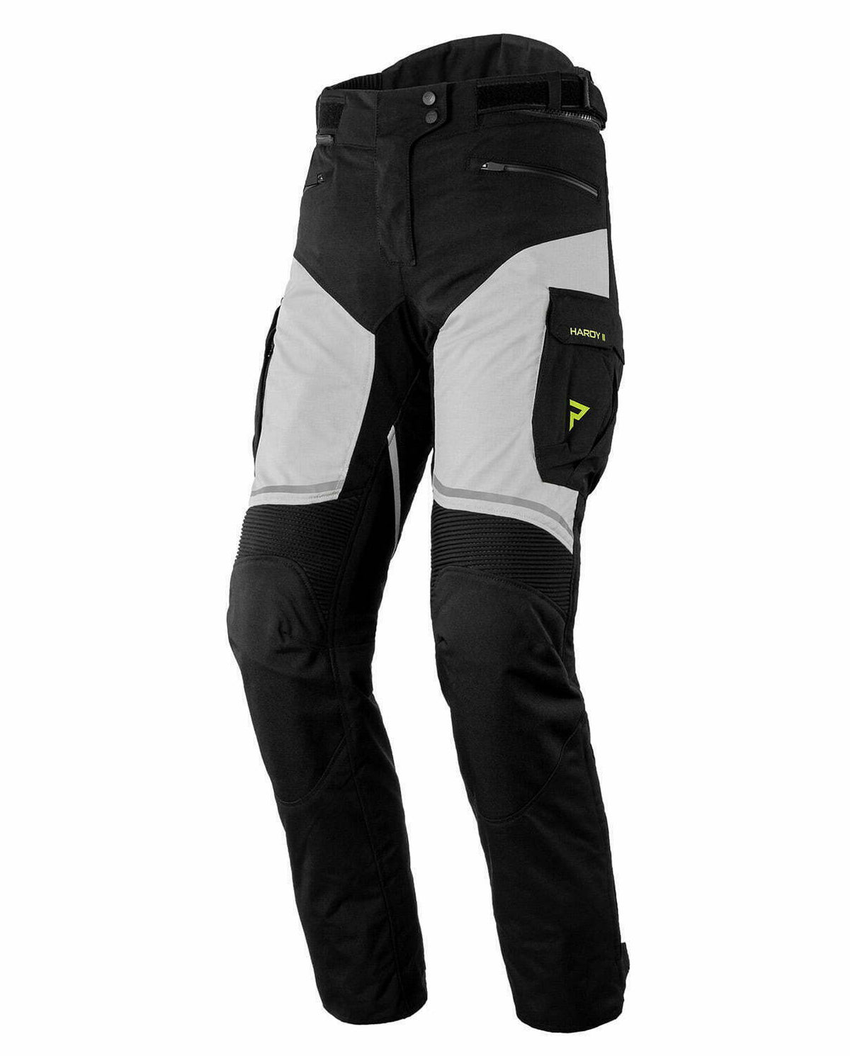 Rebelhorn Dam Textil Mc-Hosen Hardy II Grau /Schwarz /Flu 