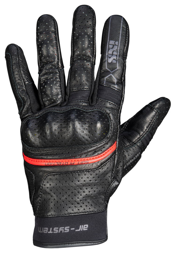 IXS MC Gloves Desert-Air Black