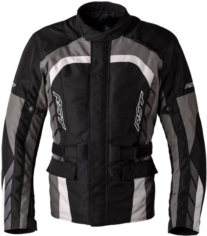 Rst textile mc-jacket alpha 5 black /gray