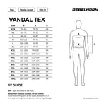 Rebelhorn Textil Mc-Jacka Vandal Svart /Vit