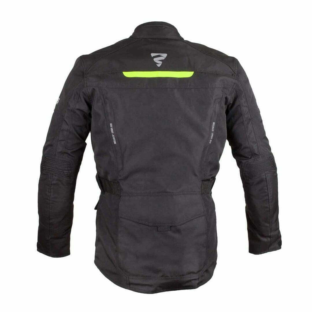 GMS Textil Mc-Jacke Gear Schwarz /Flu 