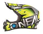 Oneal Cross MC Helm 3er Radium hoch