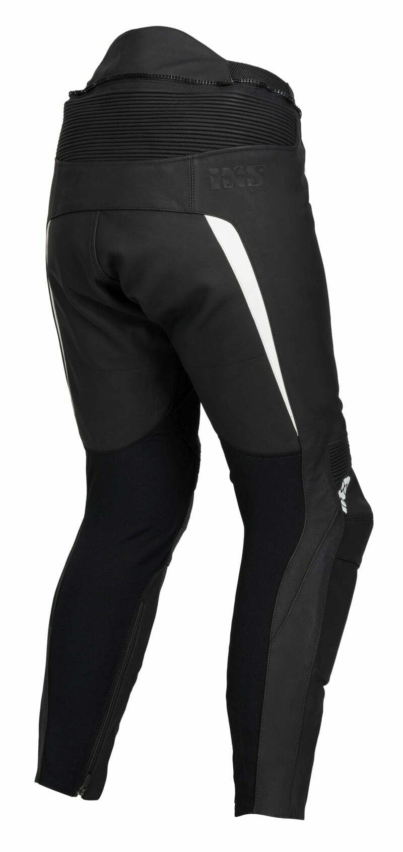 IXS MC Pantalon en cuir LD RS-600 1.0 noir / blanc