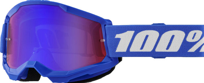 100% Goggles Strata 2 Blue - Blå Spegel