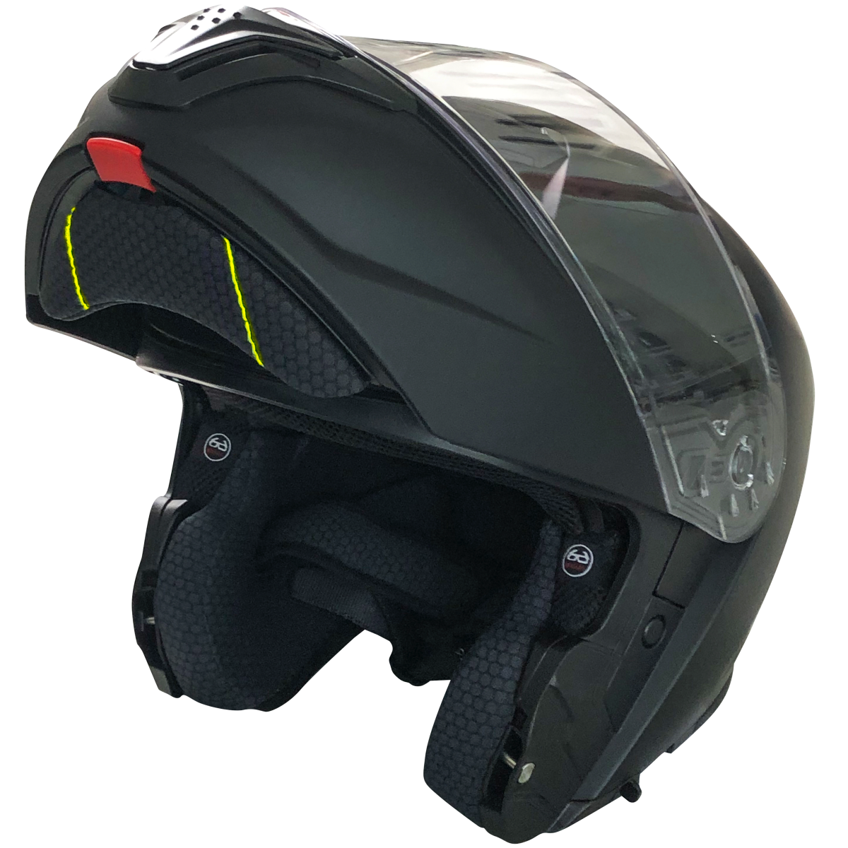 Rocc 810 Openable MC Helmet Matt Black