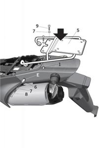 Support de la boîte de haut Shad - Honda FMX 650 Funmoto (H0FM65ST)