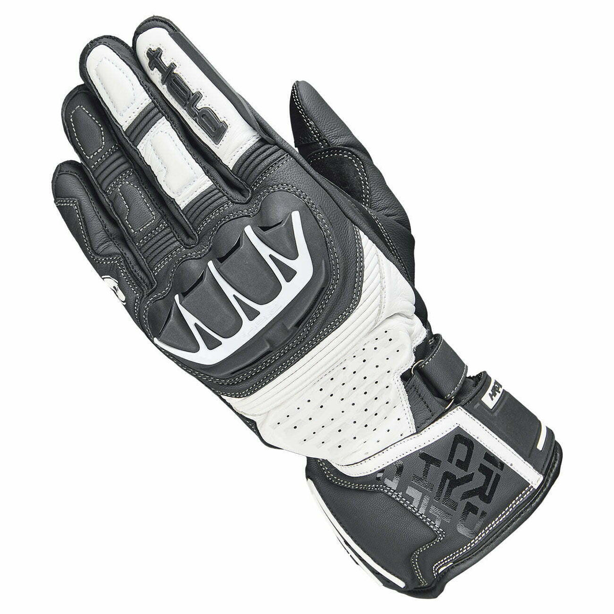 Gehaltene MC -Handschuhe Revel 3.0 Schwarz /Weiß