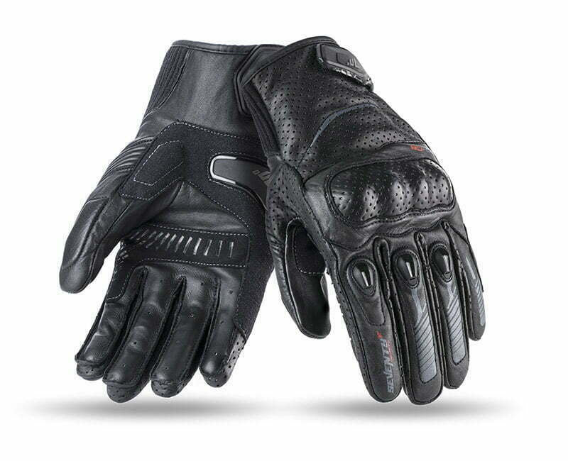 Siebzig MC-Handschuhe SD-C8 Schwarz