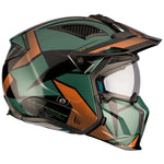 MT Helme öffnen MC Helm Streetfighter SV S P1R Green