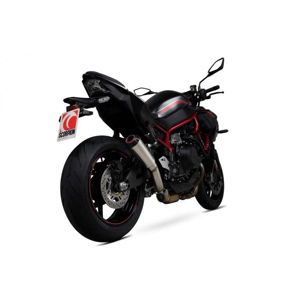 Kawasaki Z H2 2020-2025 Red Power Slip-on gebürstete Edelstahlhülle