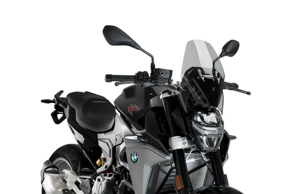 Windshield NG Sport BMW F900R- + Supports C/Smoke