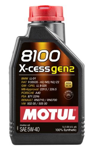 MOTUL 8100 X-IN-GEN2 5W-40 1L (12pcs / carton)