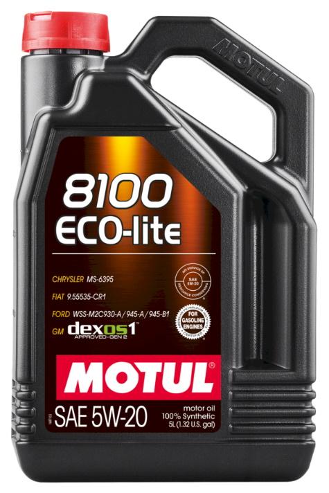 MOTUL 8100 ECO-LITE 5W20 5L (4 PCS / Cardboard)