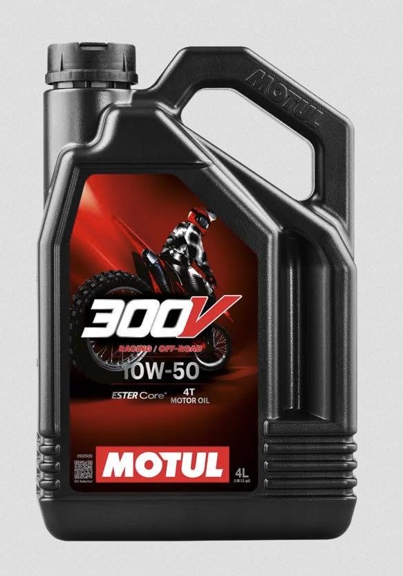 MOTUL 300V 4T FINE LIGNE OFFROTS 10W-50 4 L (4e / carton)