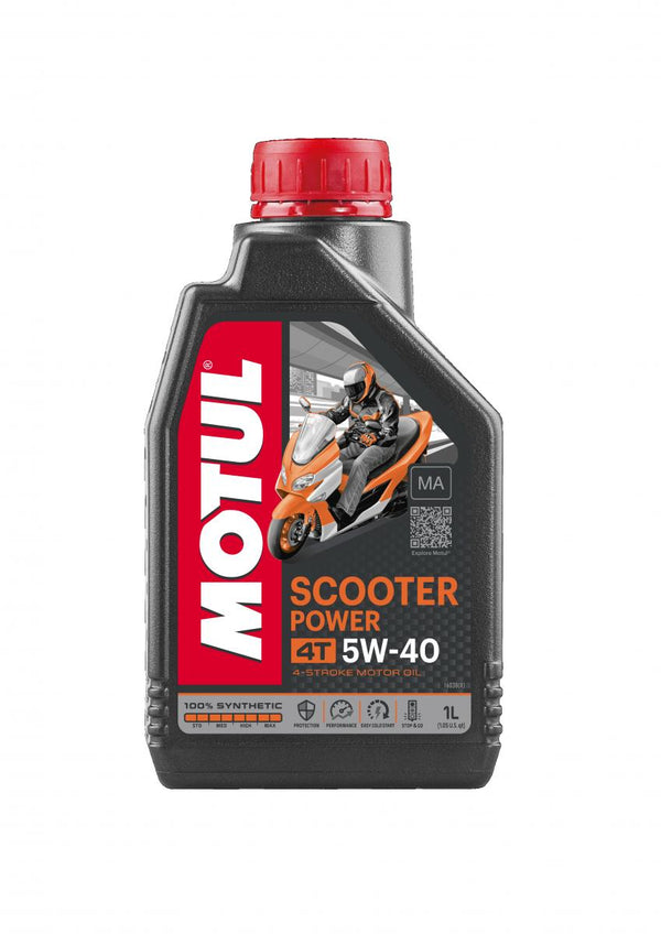 Motul Scooter Power 4T 5W-40 Ma 1L (12 stcs/karton)