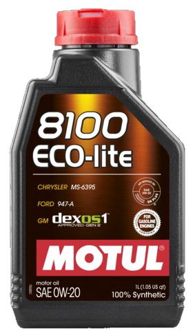 MOTUL 8100 ECO-LITE 0W20 1L (12pcs / carton)