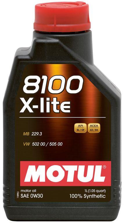 Motul 8100 X-Lite 0W-30 1 L (12 stcs/karton)