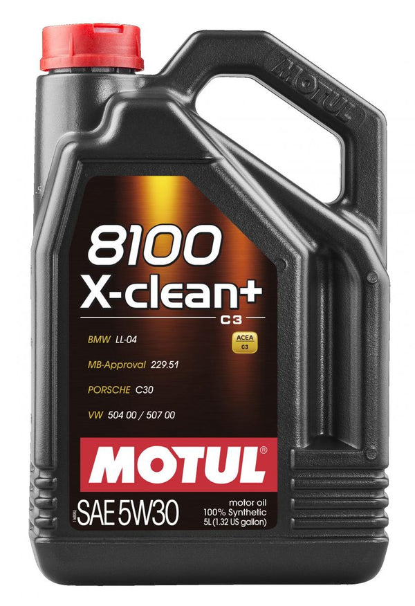MOTUL 8100 X-CLEAN + 5W30 5L (4 PCS / Cardboard)