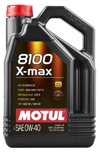 MOTUL 8100 X-MAX 0W40 5L (4 PCS/karton)