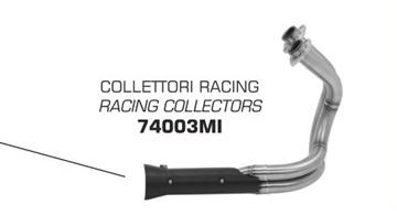 Collecteur en acier inoxydable 650 17 de Kawasaki Vulcan pour Arrow Silencer