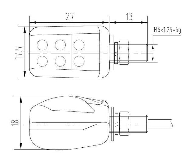 Tourner le mod léger. Chip gay. C / noir
