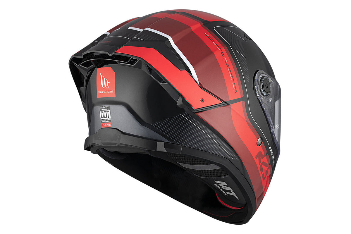 MT Helme Integral MC Helm Donner 4 SV R25 Rot