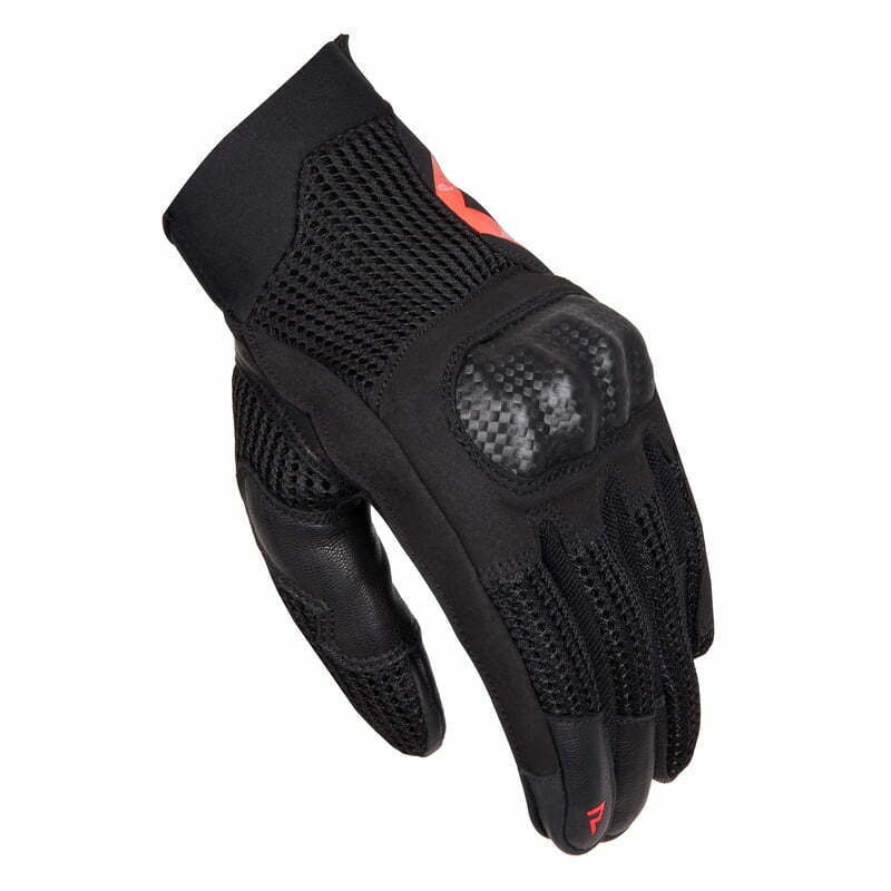 Rebelhorn Women MC Gloves Gap III Black /Red