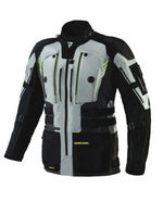 Rebelhorn Textile MC Jacket Patrouille Grau /Schwarz /Grippe