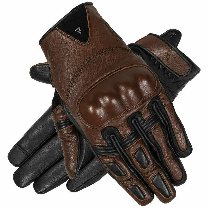 Rebelhorn Women MC Gloves Thug II Brown