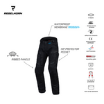 Rebelhorn textiel mc-pants cubby iv zwart /grijs /griep