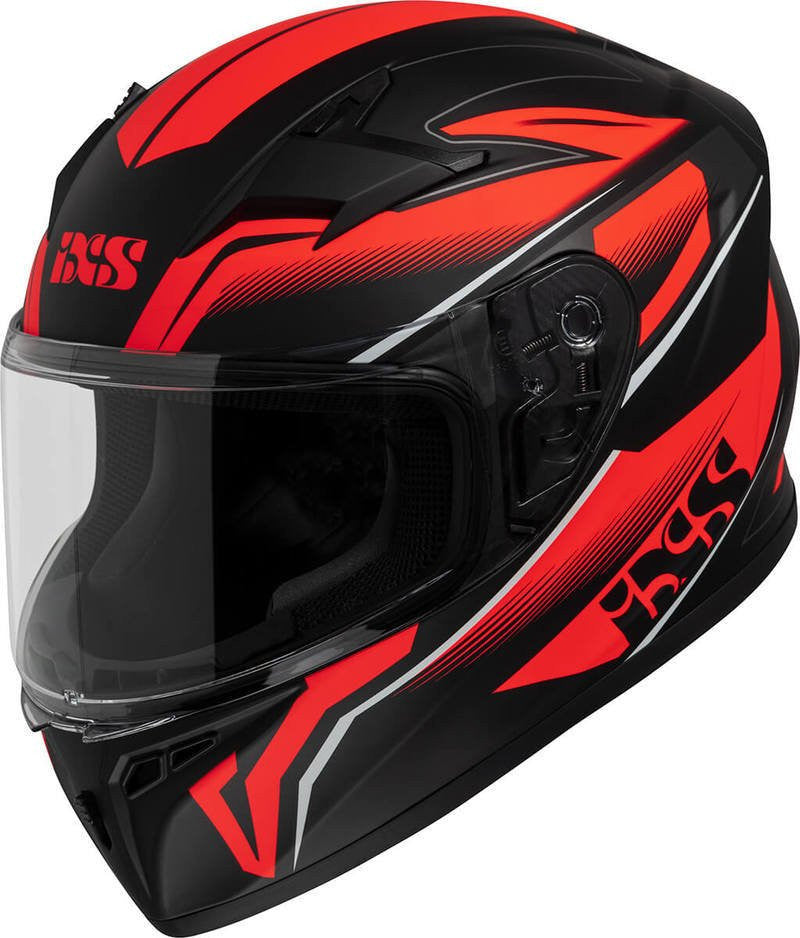 IXS Child Integral MC Helm 136 2.0 Schwarz /Rot