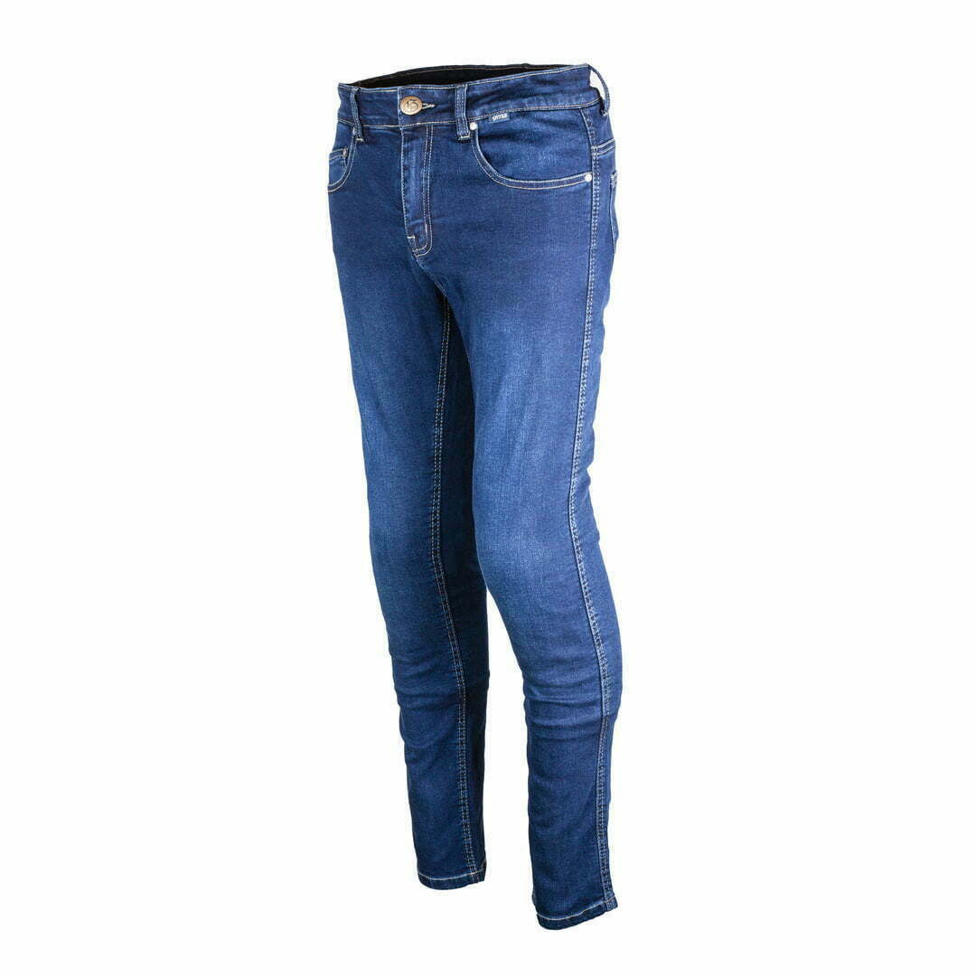 GMS KEVLAR MC-Jeans rammeltje blauw