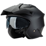 Rocc open motorcycle helmet 200 matte black