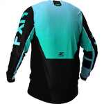 FXR Podium mx Kreuzpullover 21 Schwarz /Minze /Himmelblau