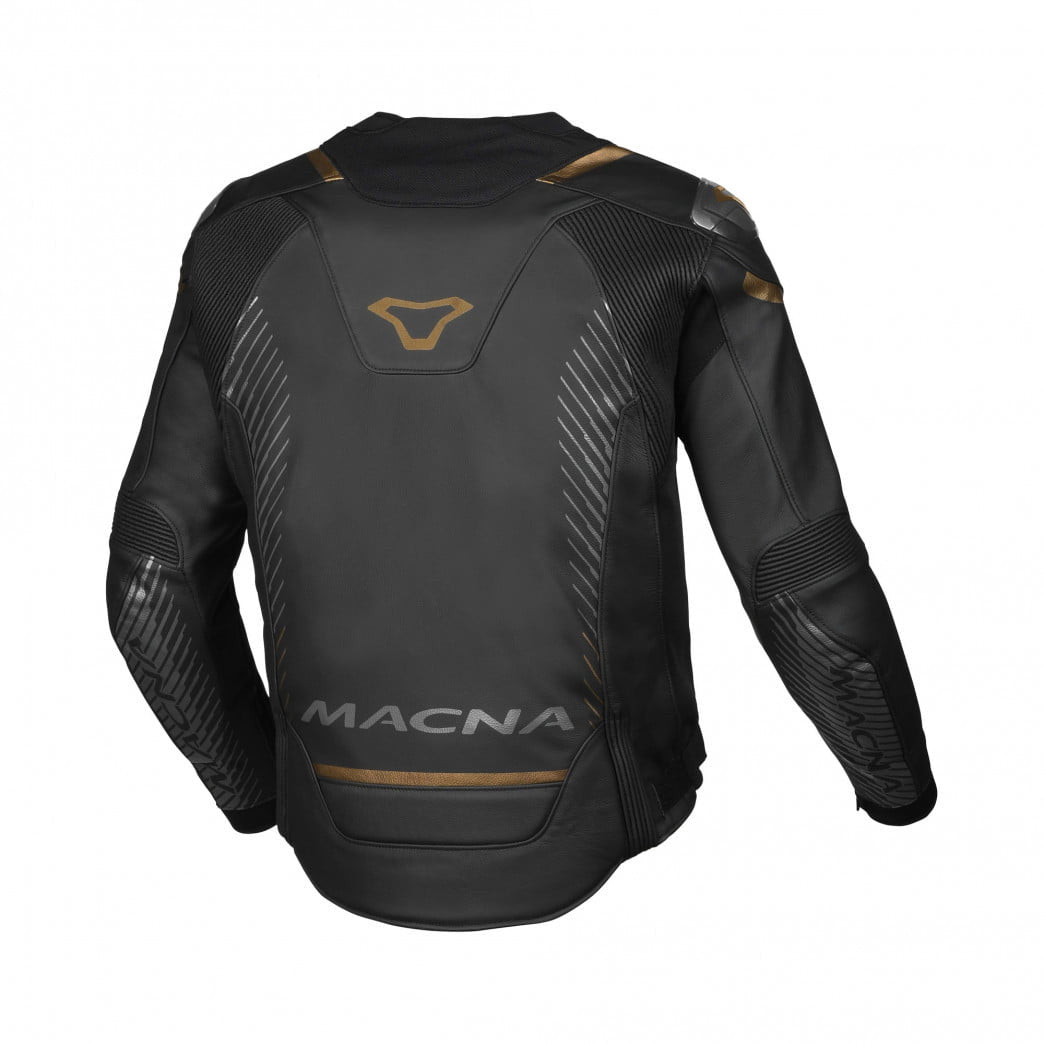 Macna Leder MC-Jacket Tronniq Black /Gold