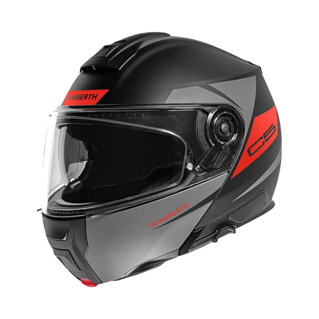 Schuberth Öppningsbar Mc-Hjälm C5 Eclipse Svart /Röd