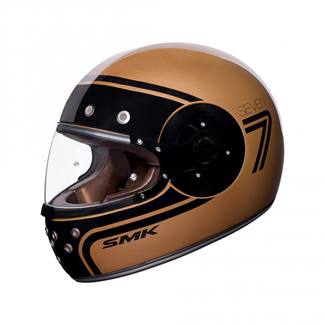 SMK Integral MC Helm Retro Seven Brown