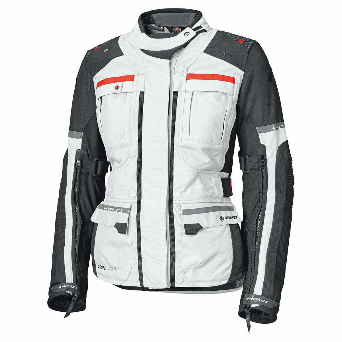 Held Dam Gore-Tex® Textil Mc-Jacke Carese Evo Grau 