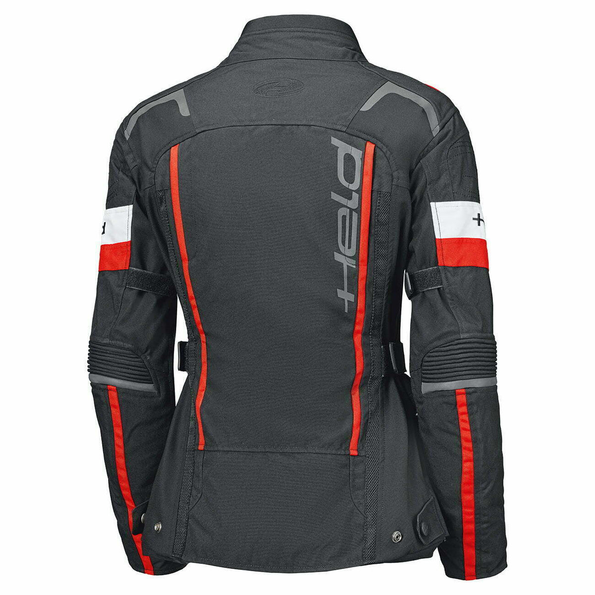 HEIDE DAM Textile MC Jacke 4-Touring II Schwarz /Rot