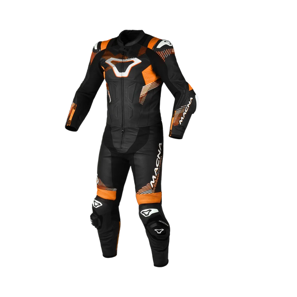 MACNA MC-leather rack 2-part armadyl black /orange