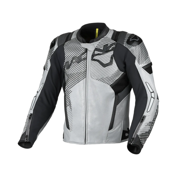 Macna Leather MC-Jacket Ignite Grey / Black