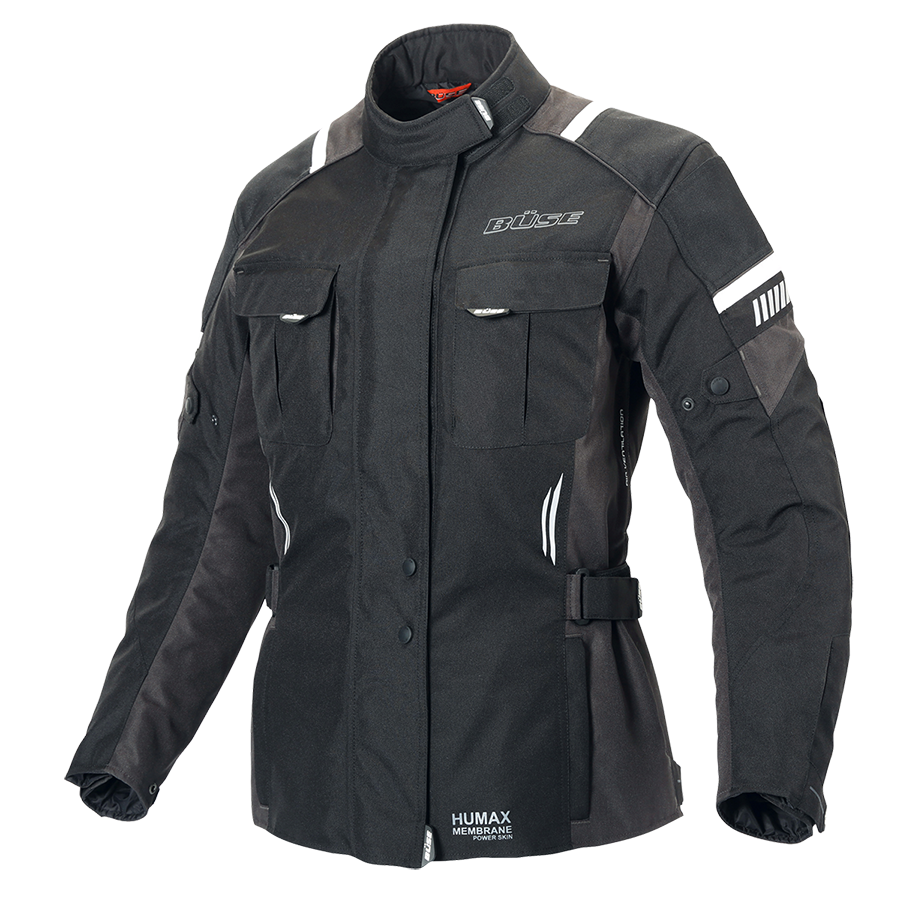 Büse Dam Textile MC jacket Breno Pro Black