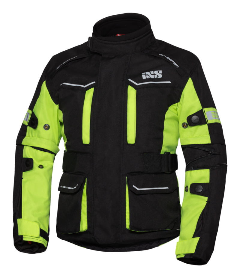 IXS Kids Textile MC Jacke St 1.0 Schwarz /Grippe